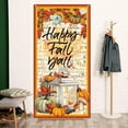 thumbnail image 3 of Happy Fall Y''all Door Cover Fall Front Porch Door Sign Banner Fall Autumn Thanksgiving Harvest Pumpkin Birthday Party Baby Shower Decoration and Supplies for Home, 3 of 6