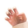 thumbnail image 5 of Uñas postizas cuadradas medianas, uñas postizas artificiales, ataúd de bailarina, uñas postizas de color sólido, uñas postizas brillantes, cobertura completa, puntas de uñas postizas para mujeres y ni kaili Sencillez, 5 of 5