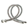 thumbnail image 1 of 60cm Long Flexible Water Hose with Compression Thread for Faucets 2pcs, 1 of 4