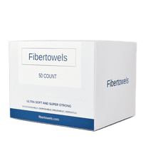 Eucalyptus Plant Fiber Cleaning Towels, 12x10 Inches, 50 Count, Strong & Absorbent for Household Surfaces