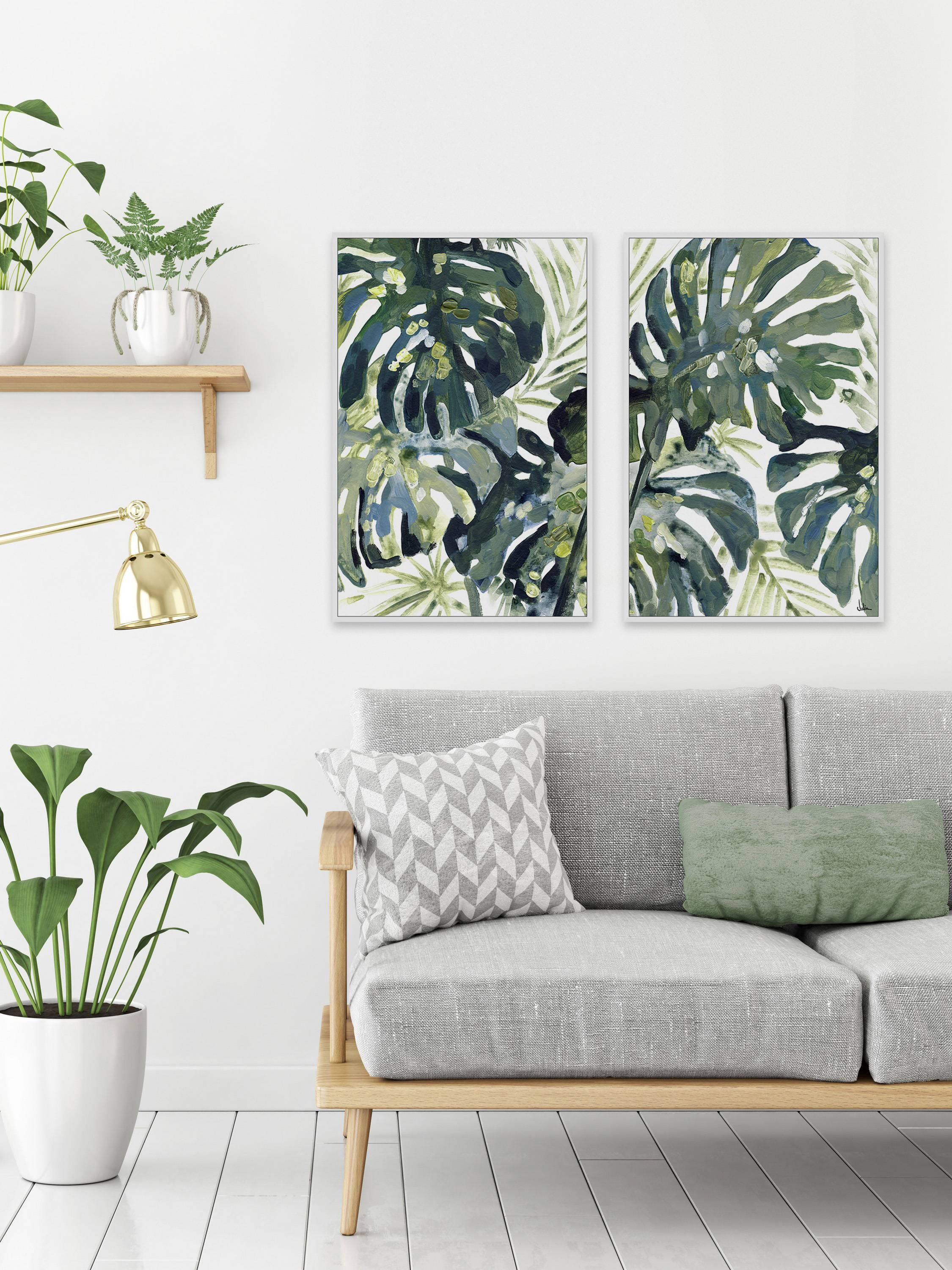 Marmont Hill Watercolor Leaf II Diptych
