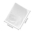 thumbnail image 4 of BRIGHTFUFU 50Pcs Transparent Four Holes Photo Album Pages with Reusable Sleeves for Home Photo and Card Storage, 4 of 8