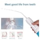 thumbnail image 1 of Xihbxyly Irrigador Bucal con 3 Modos de Limpieza, Resistencia Al Agua Ipx8, Depósito de Gran Capacidad de 300 Ml, Boquilla Giratoria de 360°, Batería Recargable, Ideal para Viajes y Uso Doméstico, Id, 1 of 3