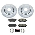 thumbnail image 3 of PowerStop Front Z23 Evolution Sport Carbon-Fiber Ceramic Brake Pad and Drilled & Slotted Rotor Kit Fits: MAZDA Select Models K8840, 3 of 10