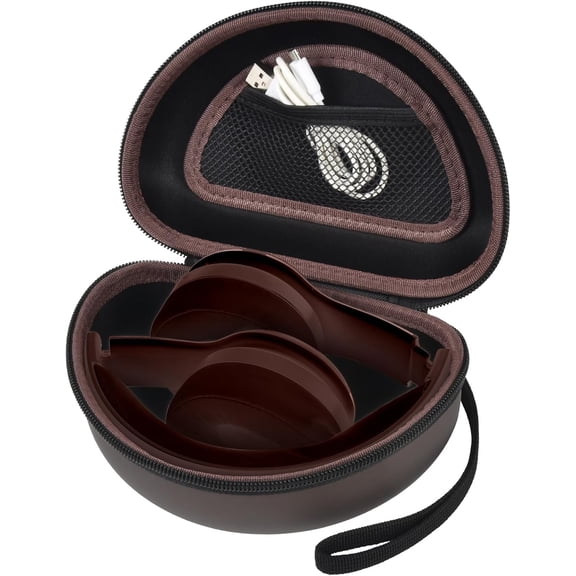 Headphone Case Compatible with Beats Solo 4/ for Beats Studio3/for Beats Solo Pro Bluetooth On-Ear Headphones Over-Ear Headset - Brownish (Box Only)