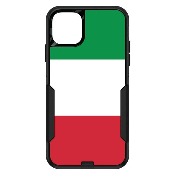 DistinctInk Custom SKIN / DECAL compatible with OtterBox Commuter for iPhone 11 (6.1" Screen) - Italy Flag Red White Green - Show Your Love of Italy