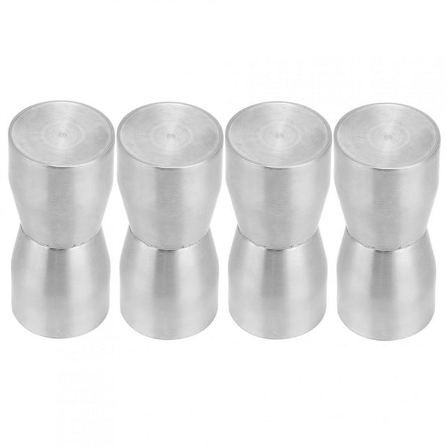 Door Accessories,4pcs Glass Door Handles Door Hardware Household Supplies Time-Tested Durability