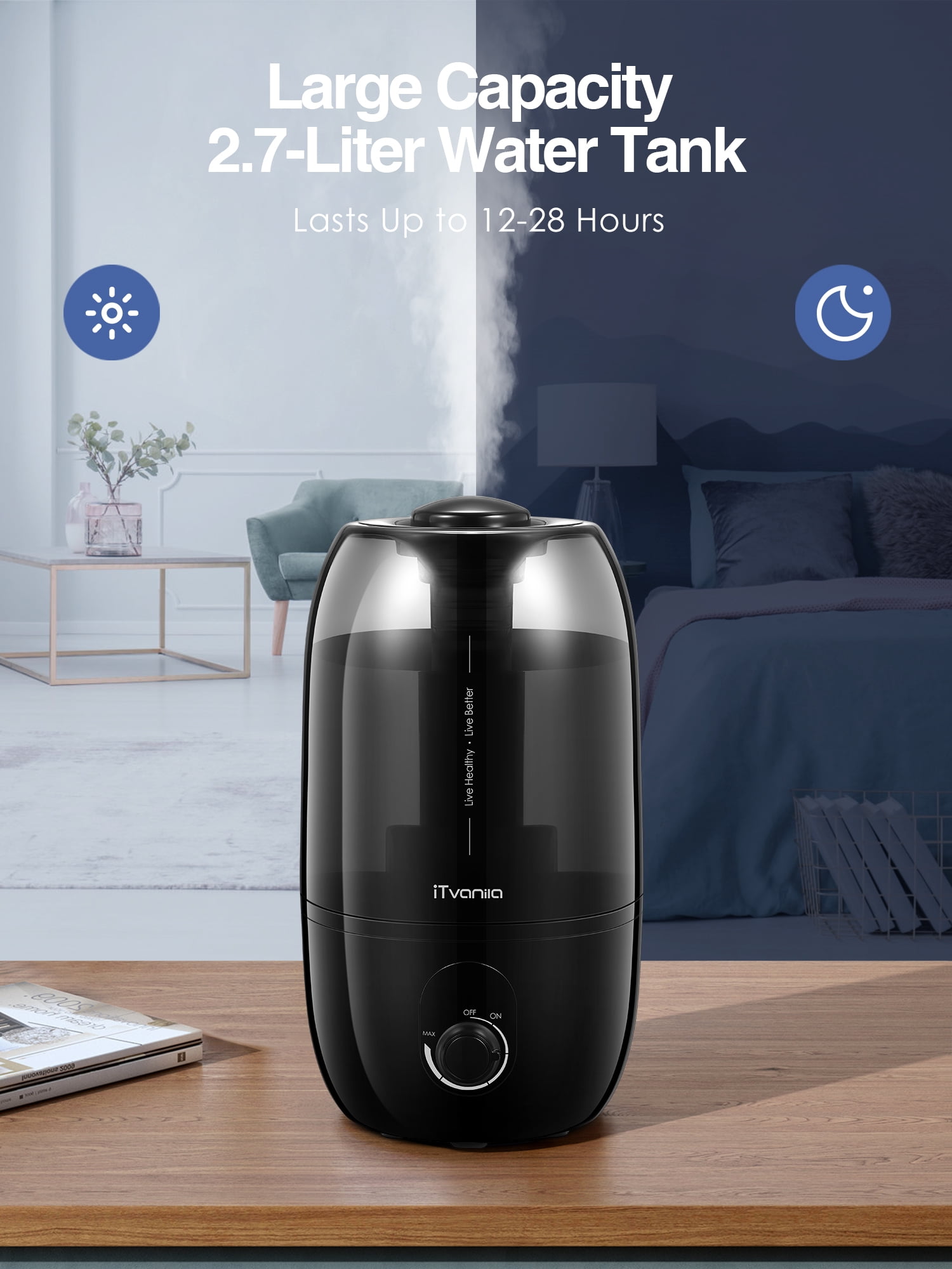 FOHERE Cool Mist Humidifier