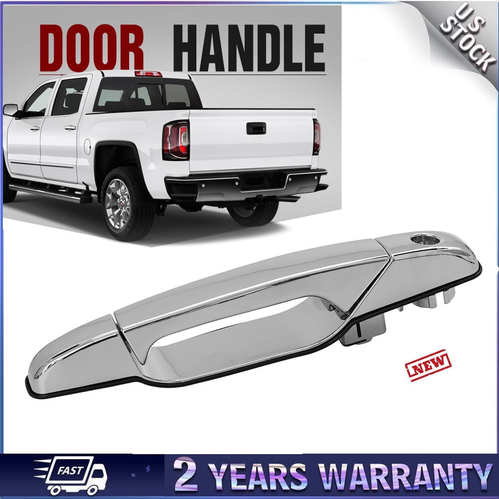 Chrome Outside Exterior Chrome Door Handle Front Driver Side LH for Chevy Pickup