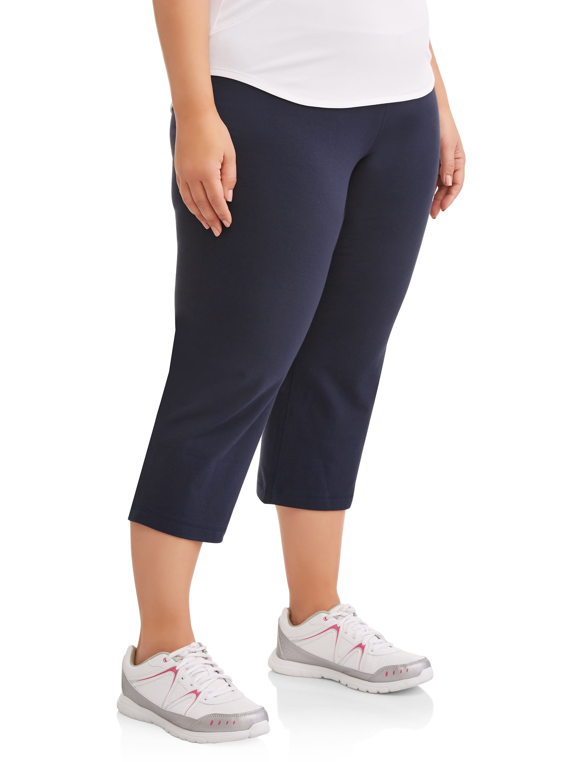 Athletic Works Women's Active Core Knit Capri (X-Large 16/18, Black Soot) :  : Clothing, Shoes & Accessories