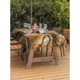 thumbnail image 3 of Outdoor Tablecloth with Umbrella Hole for Patio/Picnic/Party/Camping, Brown Trees Waterproof Table Cloth Rectangle Table Cover Washable, Vintage Rustic Forest Nature Light Scenery (60"x 102"), 3 of 9