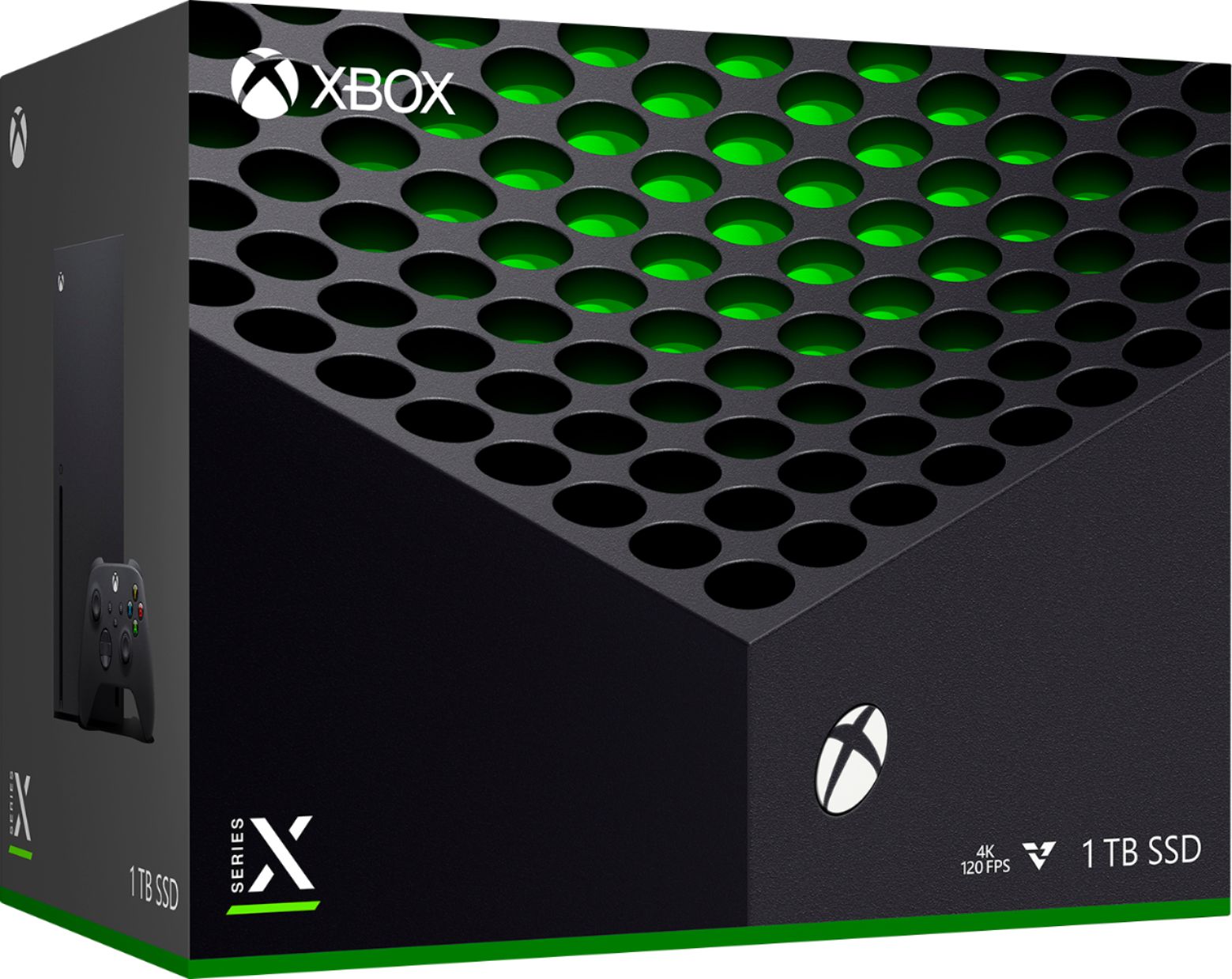 2020 Newest X Gaming Console Bundle - 1TB SSD Black Xbox with Xbox Controller Case