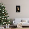 thumbnail image 2 of Stupell Industries Vintage Holiday Bell on Black Holiday Painting Wrapped Canvas Canvas Art Print Wall Art, 16 x 24, 2 of 7