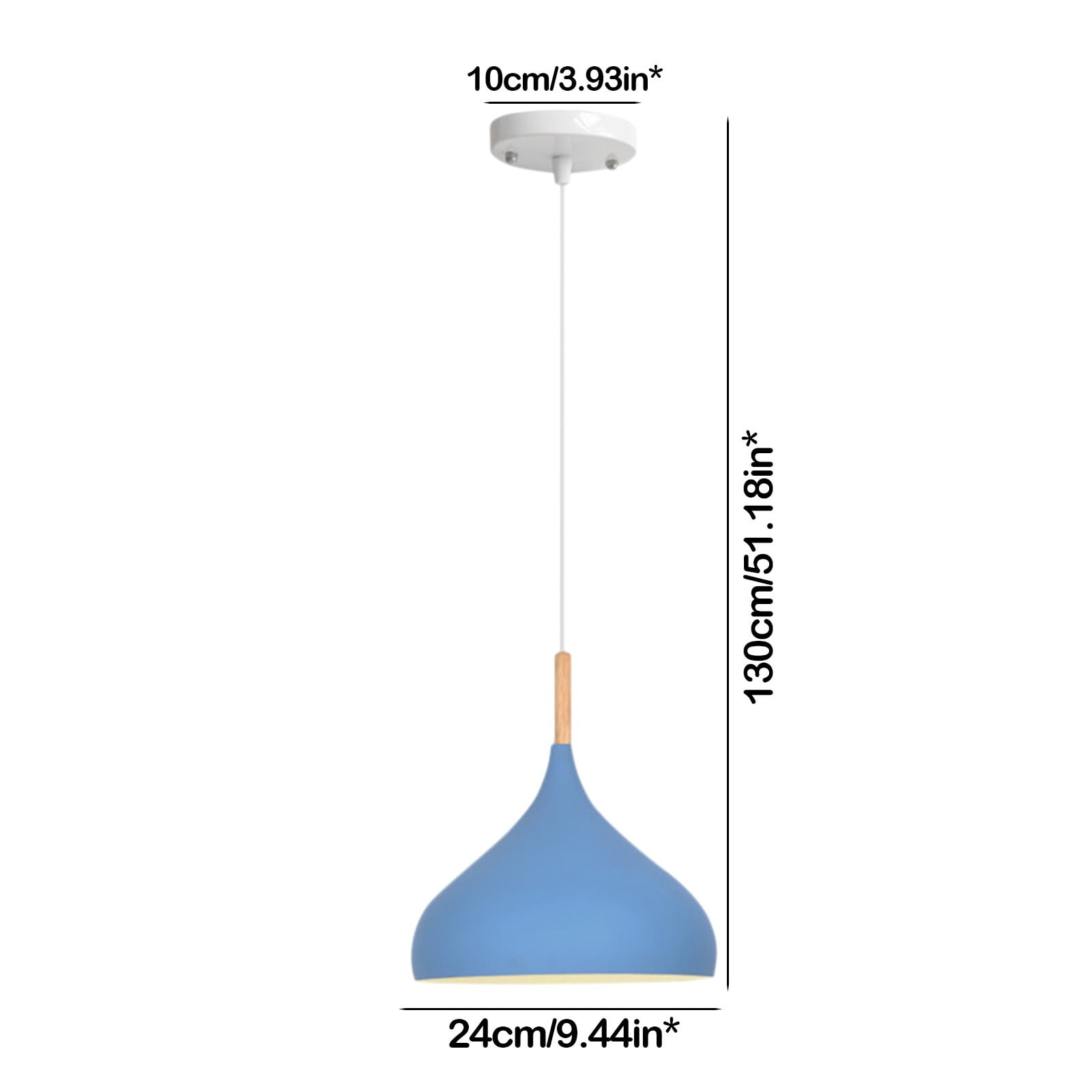 XMMSWDLA Pendant Lighting Vintage Industrial Fixtures, Metal Farmhouse Lights, Ceiling Lamp for Kitchen Home Island Dining Room Bedroom, 51*9.44 inches