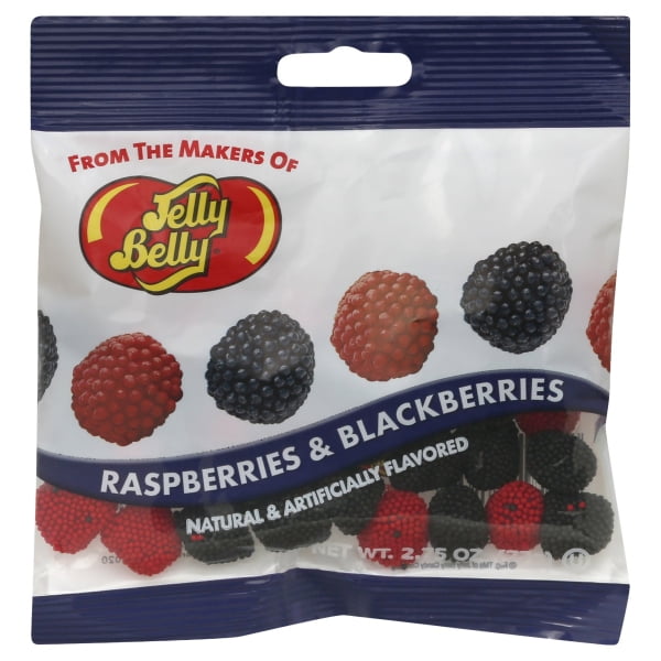 Jelly Belly Candy Jelly Belly Raspberries & Blackberries, 2.75 oz