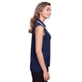 thumbnail image 3 of Devon & Jones Ladies' Sleeveless Polo 3XL Navy/White, 3 of 3