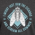 thumbnail image 3 of CafePress - Cicadas I Might Just Join The Cicadas Entomologist Men's Value T Shirt - Men's Classic Graphic Cotton T-Shirt, 3 of 4