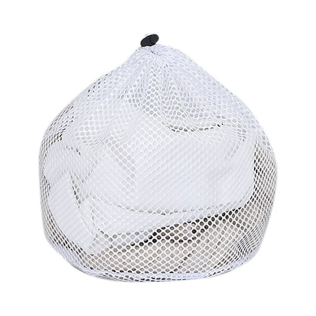 Bathroom Products Laundry Mesh Bag with Drawstring for Delicate Garments and Everyday Cleaning Reusable Laundry Organizer for Machines Versatile Bathroom Storage