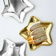thumbnail image 4 of kurtrusly 20x Pentagram Dinner Plates Conversation Starter At Next Gathering Save Time Disposable Plate gold, 4 of 6