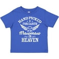 thumbnail image 3 of Inktastic Handpicked for Earth By My Mawmaw in Heaven with Angel Wings Boys or Girls Toddler T-Shirt, 3 of 5