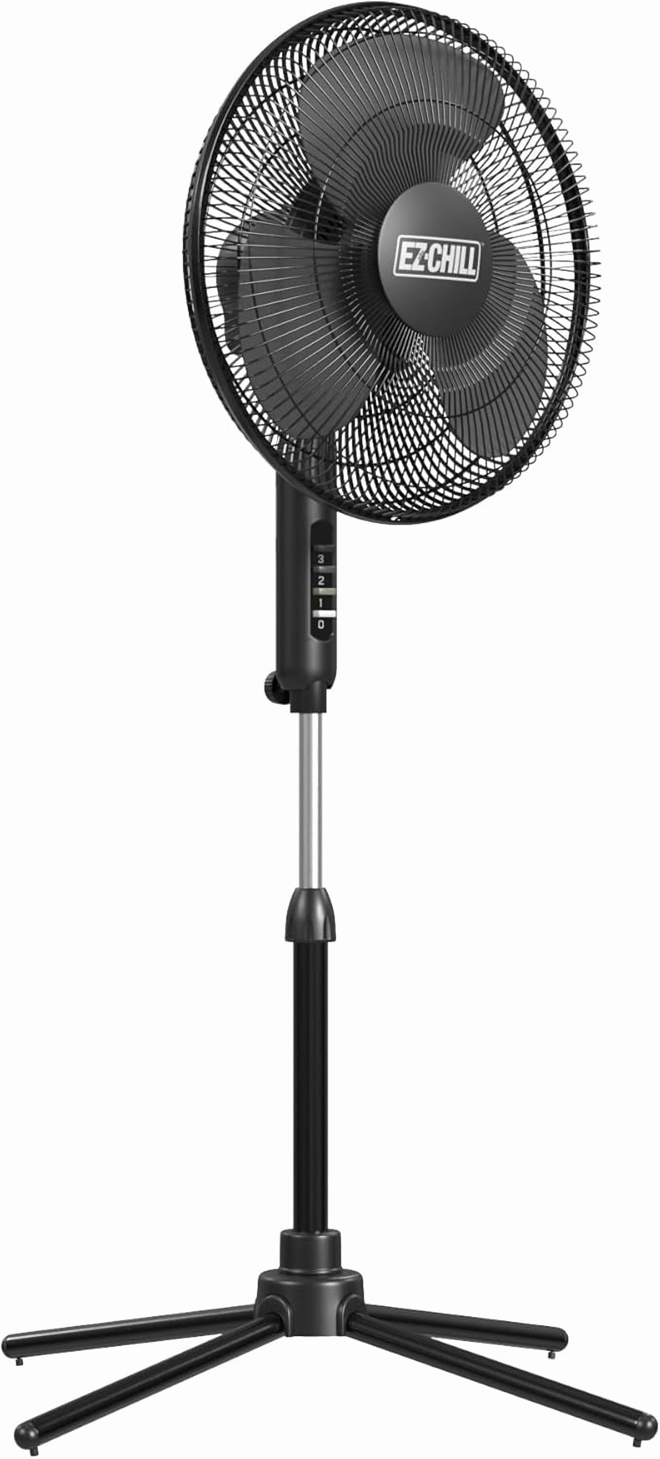 EZ-Chill 16” Oscillating 3-Speed Pedestal Fan
