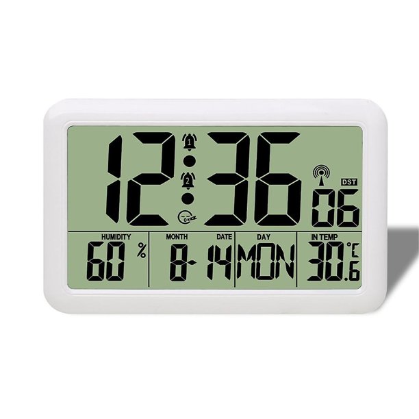 Clock With Indoor Outdoor Temperature Wireless,precision Sensor,7.5