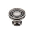 thumbnail image 1 of Top Knobs M294 Somerset II Collection 1-1/4" Button Faced Knob, Pewter Antique, 1 of 1