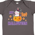 thumbnail image 4 of Inktastic My 1st Halloween with Unicorn Witch Girls Baby Bodysuit, 4 of 5