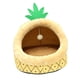 thumbnail image 1 of Nido semicerrado para gatos, cama universal cálida con pelota de juego, cómoda cama para gatos, casa para gatos de interior M, 1 of 9