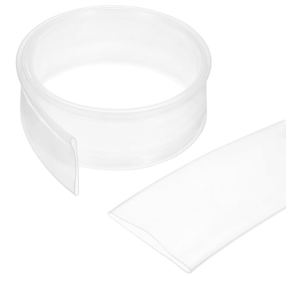 2 Inch 5ft Wire Heat Shrink Tubing 3:1 Double-sided Wrap Clear