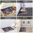 thumbnail image 5 of Gaeub Fantasy Cosmic Landscape Print Door Mat with Heavy Duty Backing,Welcome Mats for Entryway, Flannel Anti-Slip Doormat, Garge Porch Entryway Mat,16x24in Outdoor Indoor Welcome Mat, 5 of 7