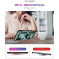 thumbnail image 5 of for Galaxy A13 5G Case, Samsung A13 5G Case,with HD Screen Protector, [Military Grade] Ring Car Mount Kickstand Hybrid Hard PC Soft TPU Shockproof Protective Case for A13 5G (Dark Green), 5 of 12