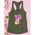 thumbnail image 3 of Mom Child Watercolor Art Racerback Tank Women -Image by Shutterstock, Female Medium, 3 of 4