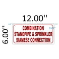 thumbnail image 3 of COMBINATION STANDPIPE & SPRINKLER SIAMESE CONNECTION SIGN (Reflective, Aluminium 6X12), 3 of 3