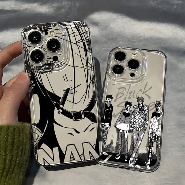 Anime Nana Osaki Line Phone Case For iPhone 16 15 14 13 12 11 Mini