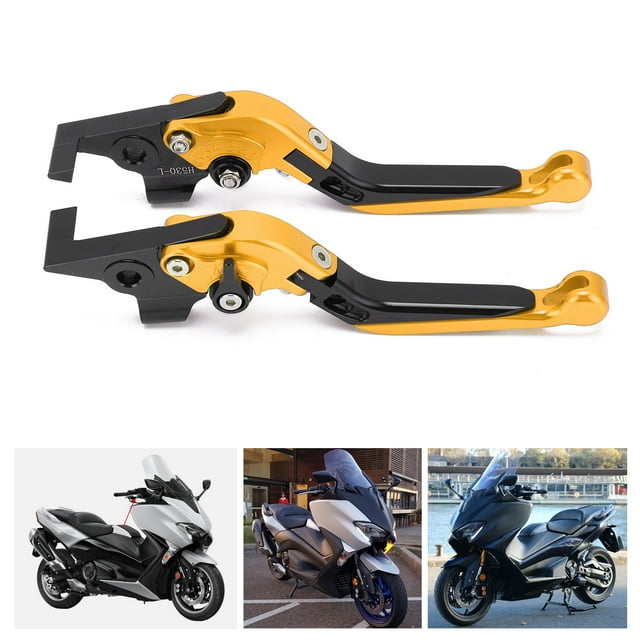 Adjustable Brake Lever, CNC Aluminum Alloy, Replacement For TMAX 530 2012-2019, TMAX 560 2020-2021