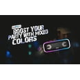 thumbnail image 3 of DOSS Wireless Bluetooth Speaker with 24W Impressive Sound, Booming Bass, IPX6 Waterproof, 15Hrs Playtime, Wireless Stereo Pairing, Mixed Colors Lights, 66 FT -Black, 3 of 7