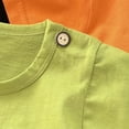 thumbnail image 5 of Toddler Boy First Day of School Outfit Short Sleeve Tops and Shorts Set Back to School Clothes 6-12 Months 12-24 Months 2t 3t 4t 5t 6t 7t 8t 9t Children 6-7 Years, 5 of 7