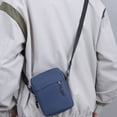 thumbnail image 6 of Hfnxid Small Messenger Bag for Men Work Crossbody Shoulder Bags Crossover Purses and Handbags Solid Color Mini Cross Body Satchel Bag, 6 of 9