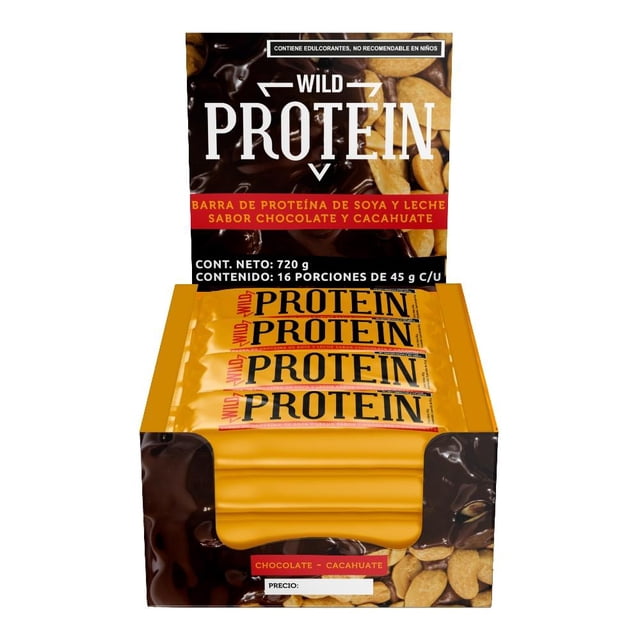 Barra de Proteina Wild Foods Wild Protein Wp Chococacahuate 16u