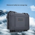 thumbnail image 3 of Qarigey Caja de seguridad, portátil, resistente a los golpes, carcasa dura, bolso de almacenamiento, portátil, gran capacidad, Maleta de seguridad, Bolsas de mensajero y de hombro Qarigey AP015809-00, 3 of 6