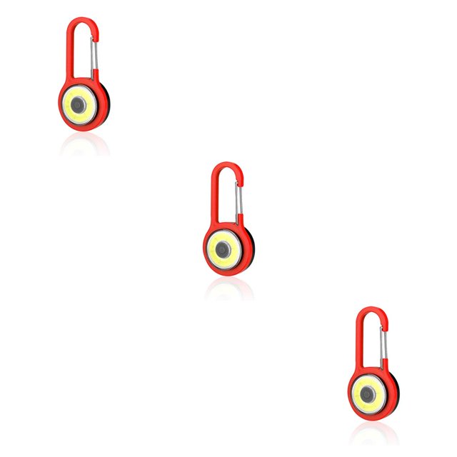 Linterna Portátil Ajustable Sonducket ABS 3 Modos Llavero Luz Mosquetón Colgante Brillo