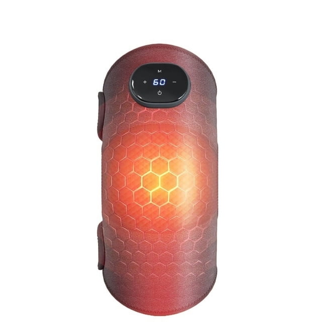 Masseur de Genou Portable Sans Fil Chauffage Électrique Articulations Chaudes Absinthe Compression Chaude