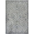 thumbnail image 1 of HomeRoots 353488 2 ft. 2 in. x 3 ft. 7 in. Viscose Silver & Blue Area Rug, 1 of 1