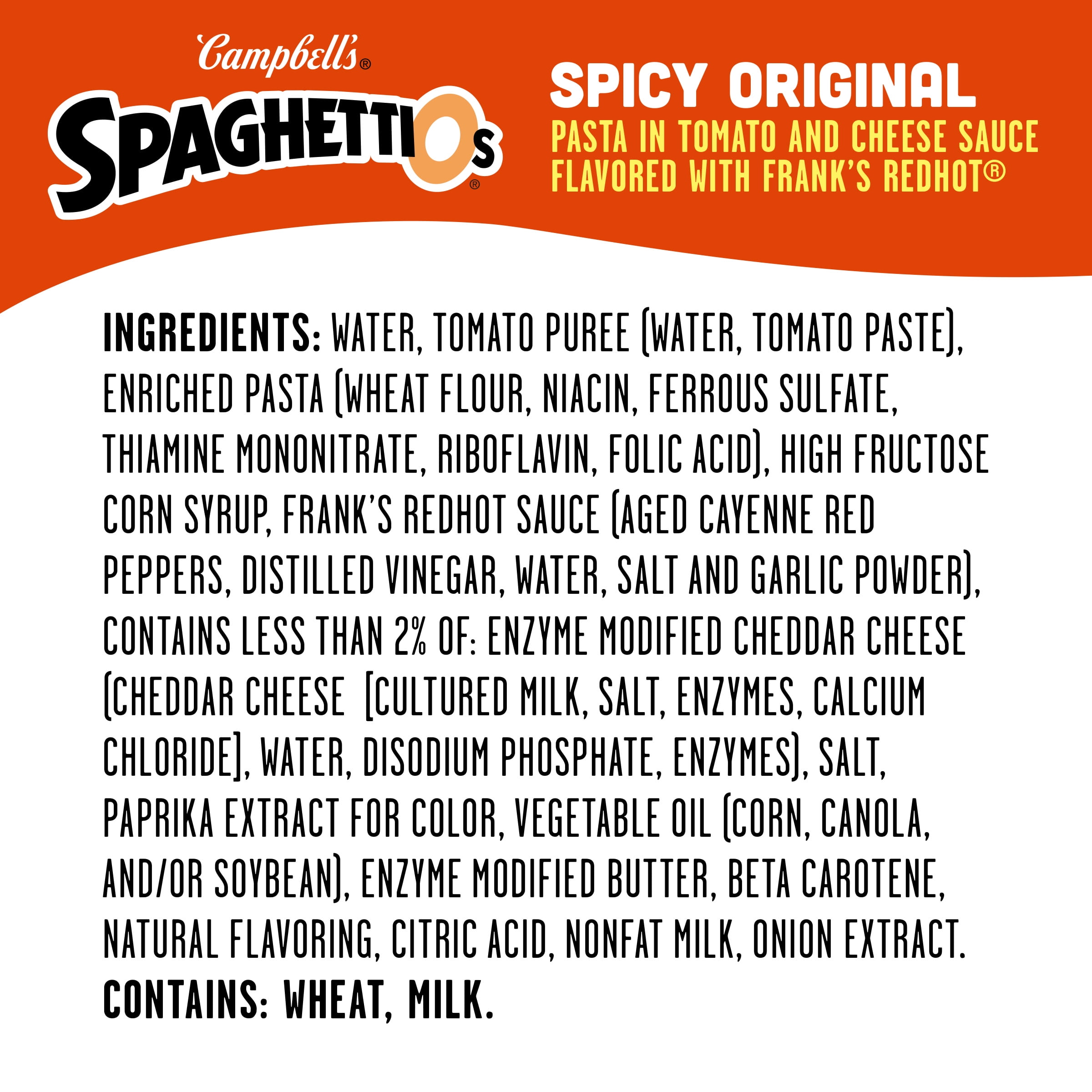 SpaghettiOs® Drops New Spicy Original Flavor Featuring Frank's RedHot®