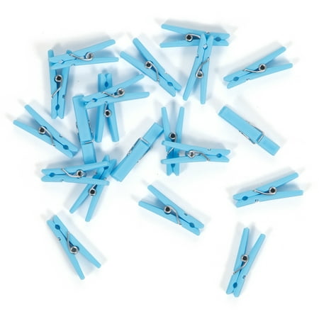 Baby Shower Blue Clothespins Party Favors 20 Count by Way to Celebrate