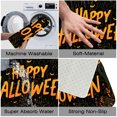 thumbnail image 5 of 1pc Happy Halloween Absorbent Non-Slip Bathroom Thickened Flannel Rug Decor,Soft,Quick Drying,Suitable For Indoor/outdoor Use,Bathrooms,Bedrooms,Kitchens,Terrace,Laundry Rooms,16"x24", 5 of 9