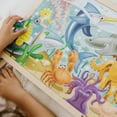 thumbnail image 3 of Melissa & Doug Under the Sea Ocean Animals Wooden Jigsaw Puzzle With Storage Tray (24 pcs), 3 of 10