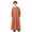 Orange, variant on Liyamei Boy's Muslim Arab Solid Color Long Sleeve Robe Size 4-5 Years