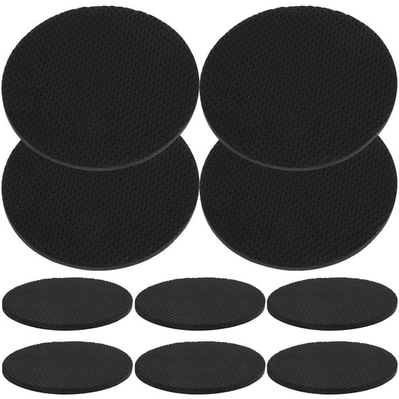Raindrops Black EVA Adjustable Leg Pads for Billiard Table and Piano - Protective Floor Furniture Pads